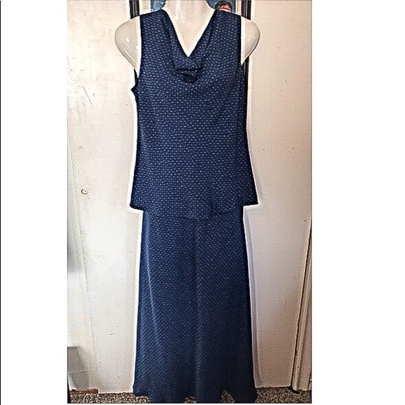 4.99 shipping•Talbots•silk blouse/skirt set - Picture 3 of 8